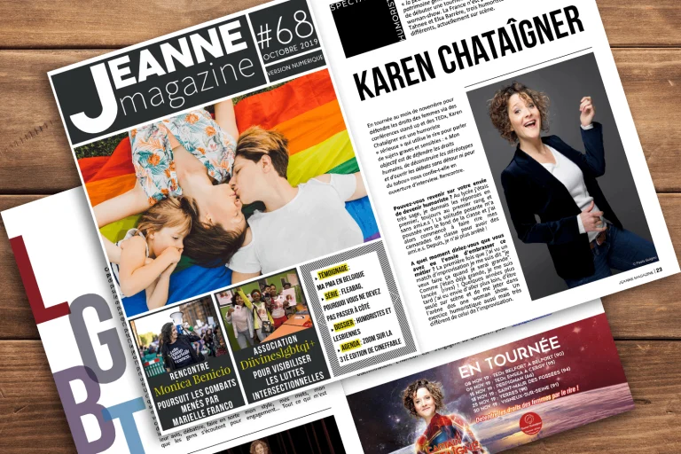 Lire la suite à propos de l’article Karen Chataîgner dans Jeanne Magazine