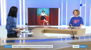 Alice Milliat à l’honneur au 19/20 de France 3 Alsace pour les JO